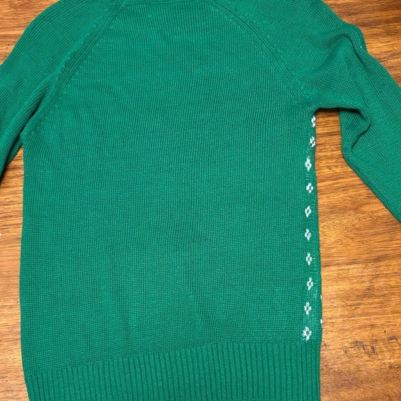 Peanuts Festive Green Snoopy Christmas Sweater Women’s XS - Picture 5 of 5